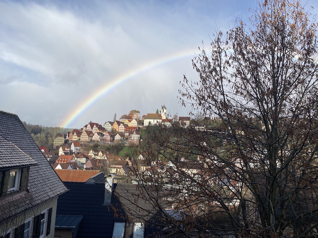 Altensteig - Ferienwohnung mit Schlossblick im Retrostil - Biker Wilkommen!