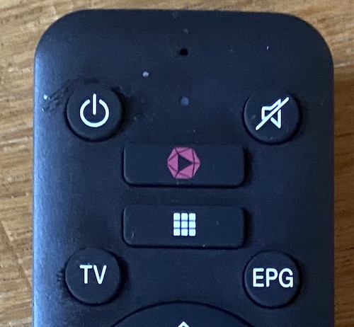 TV Remote Magenta Stick